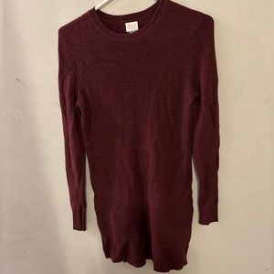 Burgundy sweater dress !